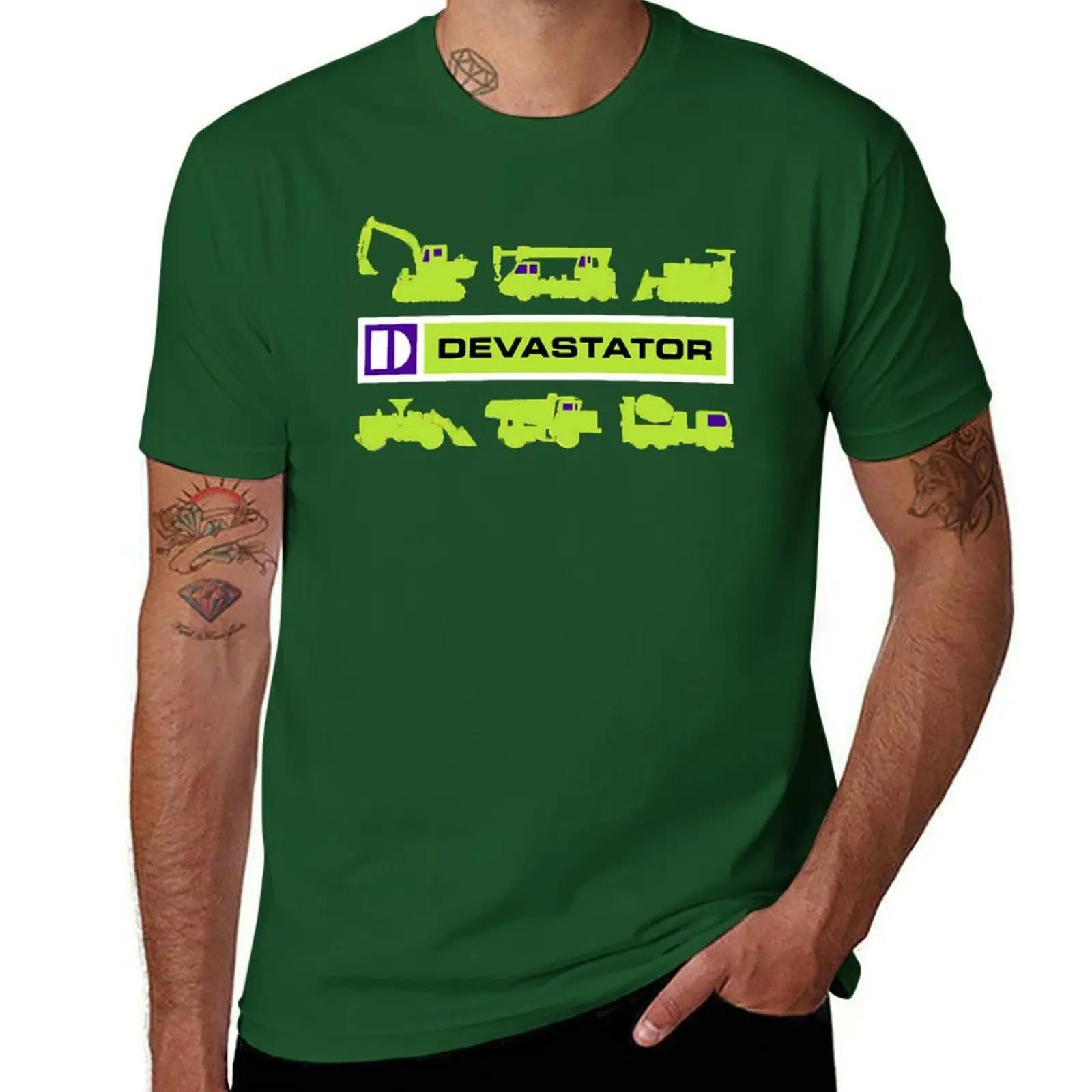 Футболка Devastator одежда в стиле аниме футболки мужские футболки с принтом аниме 4XL