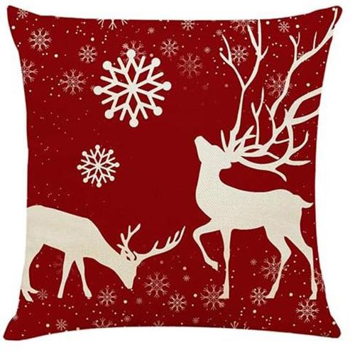 Festive Christmas Pillowcases: Reindeer, Tree, Ornaments & Santa Designs sofas, bedroom pillow covers, holiday gifts