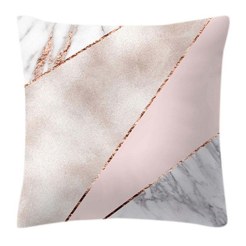 

Pillow Case Rose Gold Geometric Pineapple Glitter Cushion Cover One Printed Side Style7