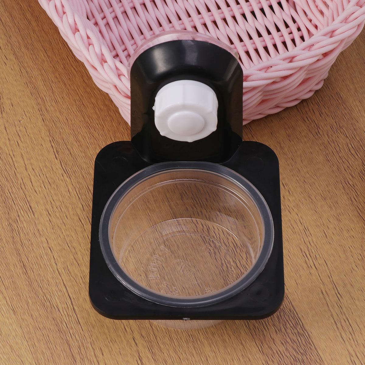 

1pc Reptile Food Water Bowl Black Durable Wall-Mounted Space-Saving Feeder For Lizard Gecko Spider Beetle Green Iguana Pet Size 1
