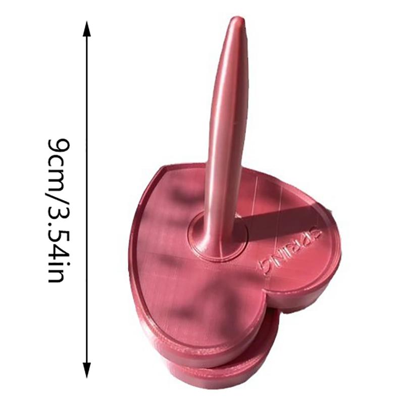 3D tisk Vertikální otočný stojan pro textilní vlnu Agri vlnu Love Knitting Rotační plastové nástroje Lesklý design Přadleny/Držák na přízi