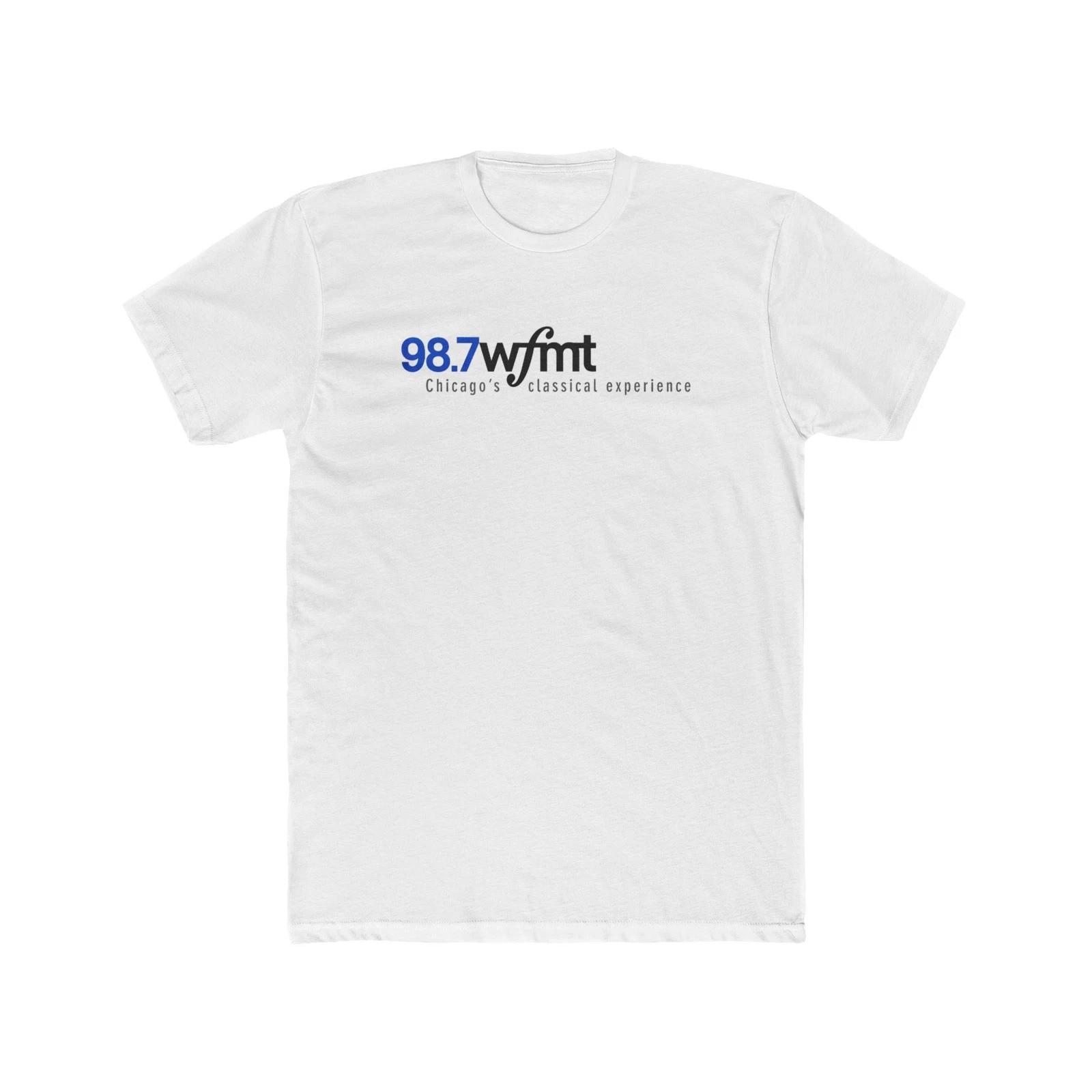 WFMT 98.7 Chicago Classical Music Station Men s Cotton Crew Tee 4XL