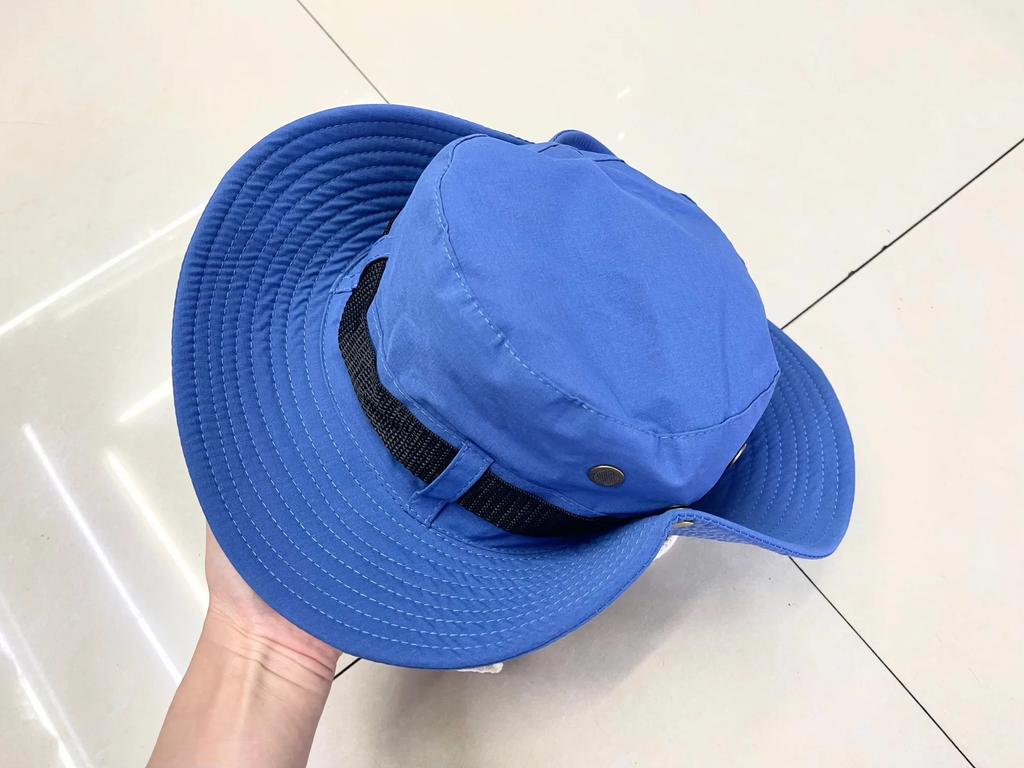 Men & Women Sun Hat Wide Brim Breathable Fishing Cap Men's Bucket Hats Hiking Jungle Hat Summer Outdoor Camo Caps