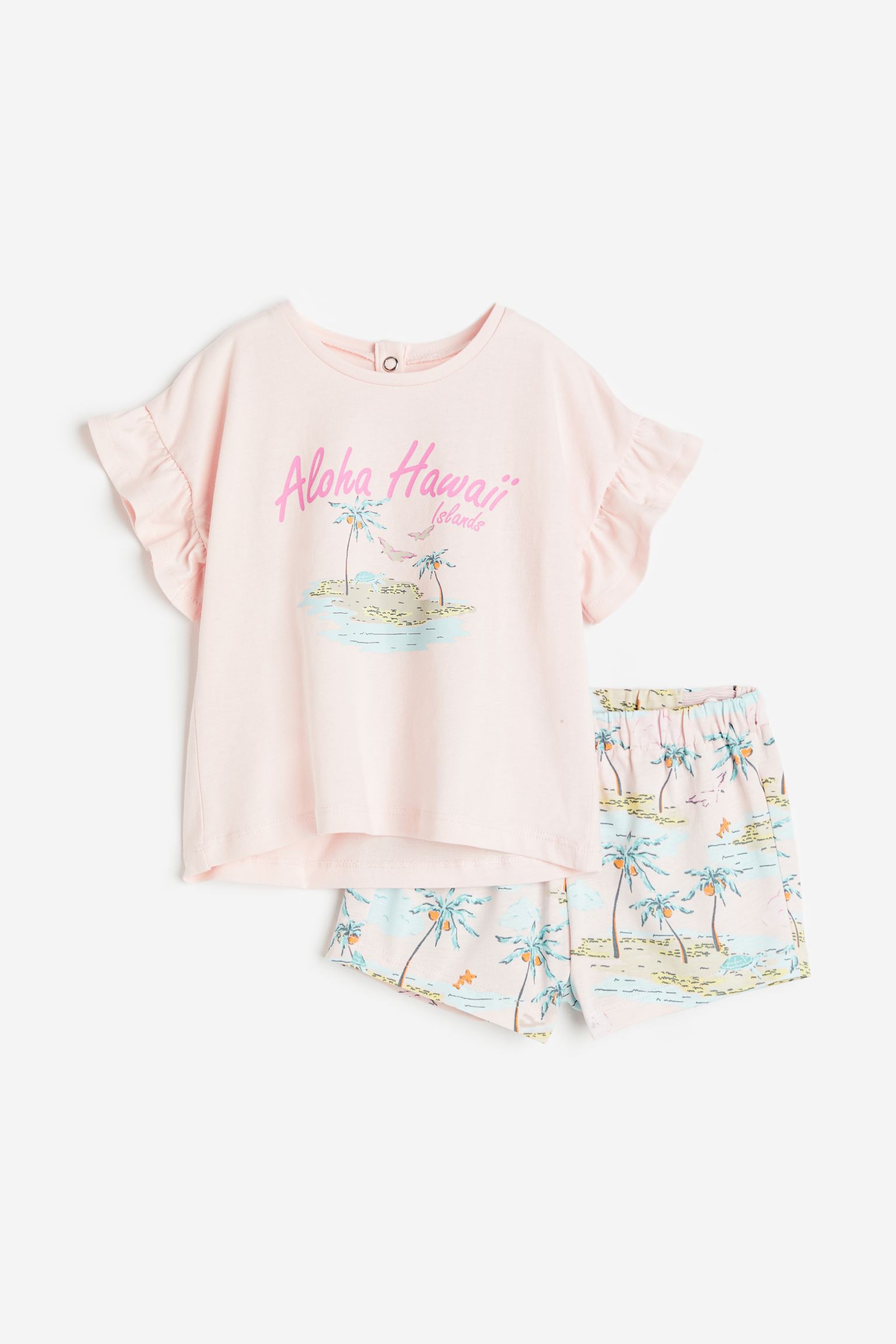 

комплект из 2 предметов из хлопка с принтом