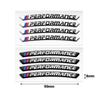 4Pcs Aluminum Car Wheel Rims Stickers Badge Auto Decoration For Bmw Performance E46 E90 E60 F10 F30 E39 E36 F20 E87 G30 E92 E91 BT8