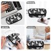 Pencil Case Casual 300D Polyester Spacious Storage Zip Around Closure with Main Compartment Mesh Pocket and Pen Slots for Students