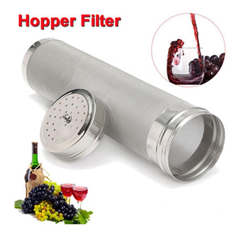 Edelstahl Bier Dry Hop Filter 300 Mikron Netz Cornyl Keg Braufilter Kartusche Homebrew Hop Spinne Siebrohr