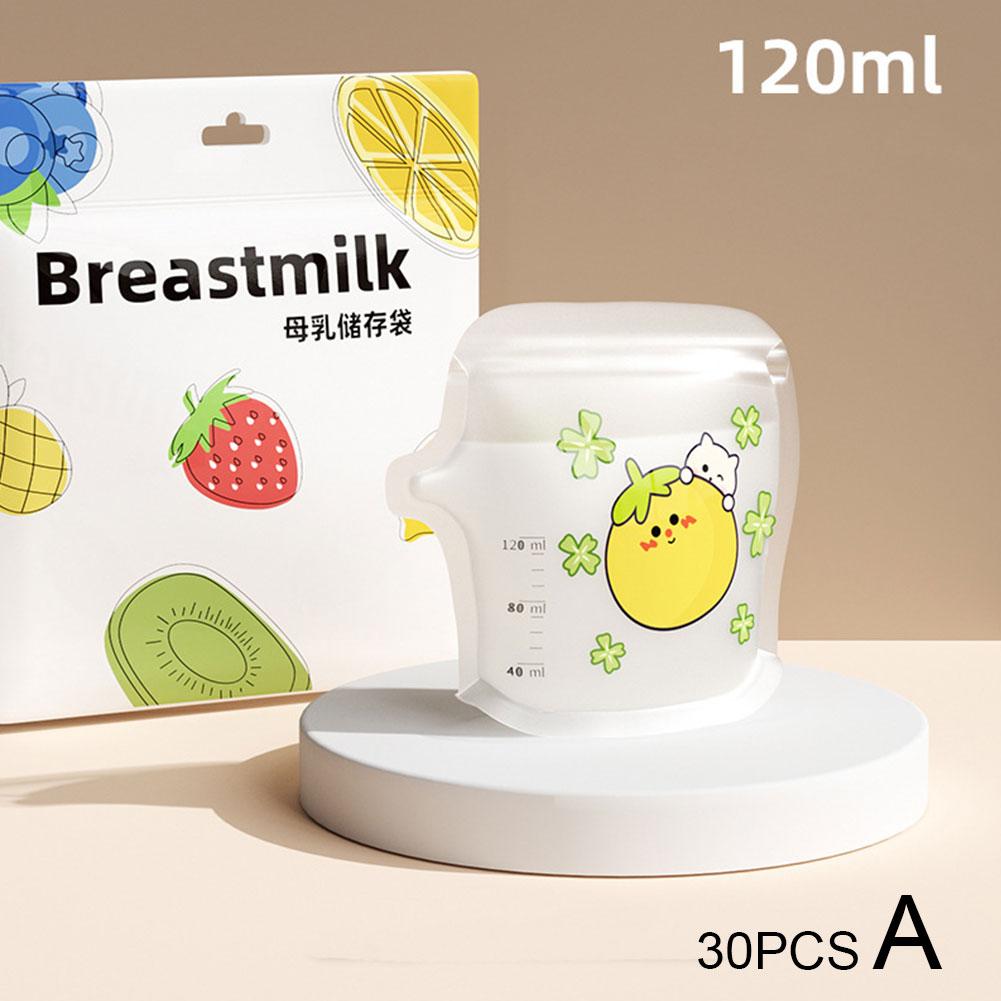 NEW High-end 30PCS 150ml Disposable Milk Storage BPA Orgniz Feeding Bags Food Mother Fre V4H6