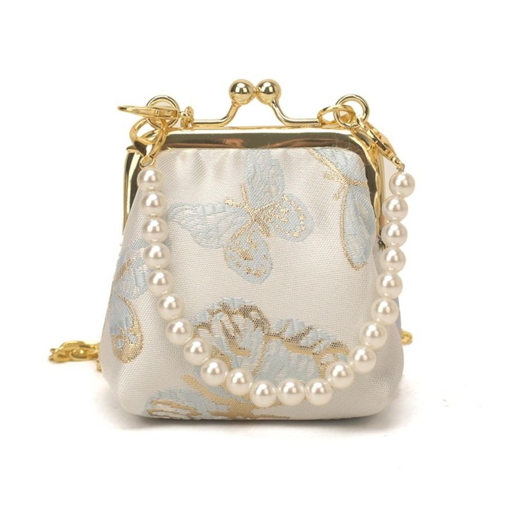 Retro Kiss Lock Crossbody Bag Embroidery Clasp Bag Fashion Chinese-style Mini Bag Wedding
