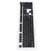 108 Key German Keyboard Keycaps Minimalist Mechanical Keyboard Translucent Keycaps for 61 64 68 84 87 96 98 100 104 108 Keyboards