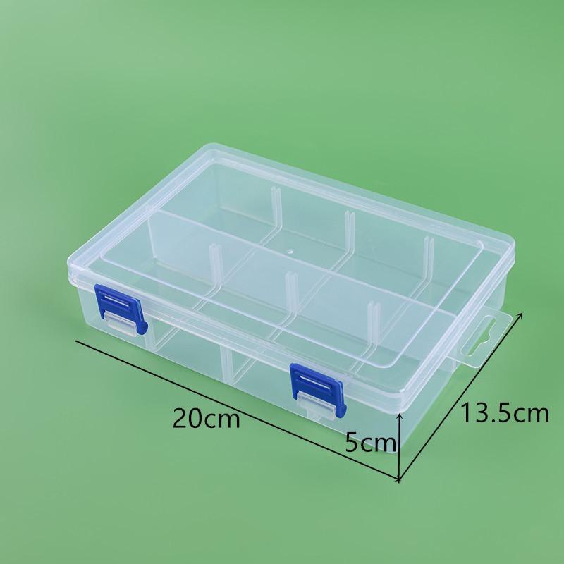 

Прозрачный пластиковый ящик для хранения инструментов и рыболовных принадлежностей