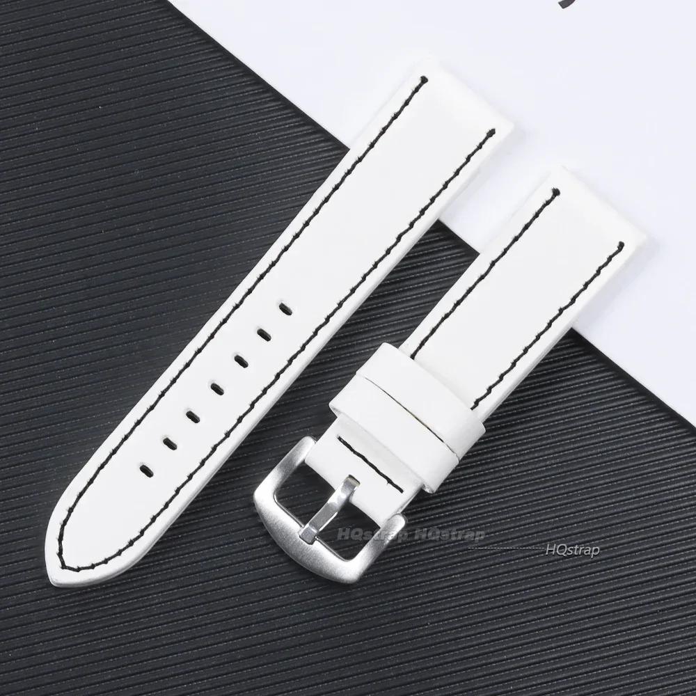 

Genuine Leather Watchband 18mm 20mm 22mm 24mm Wrist Band Bracelet Black Blue Brown Vintage Matte Watch Strap Women Men Belt 24mm