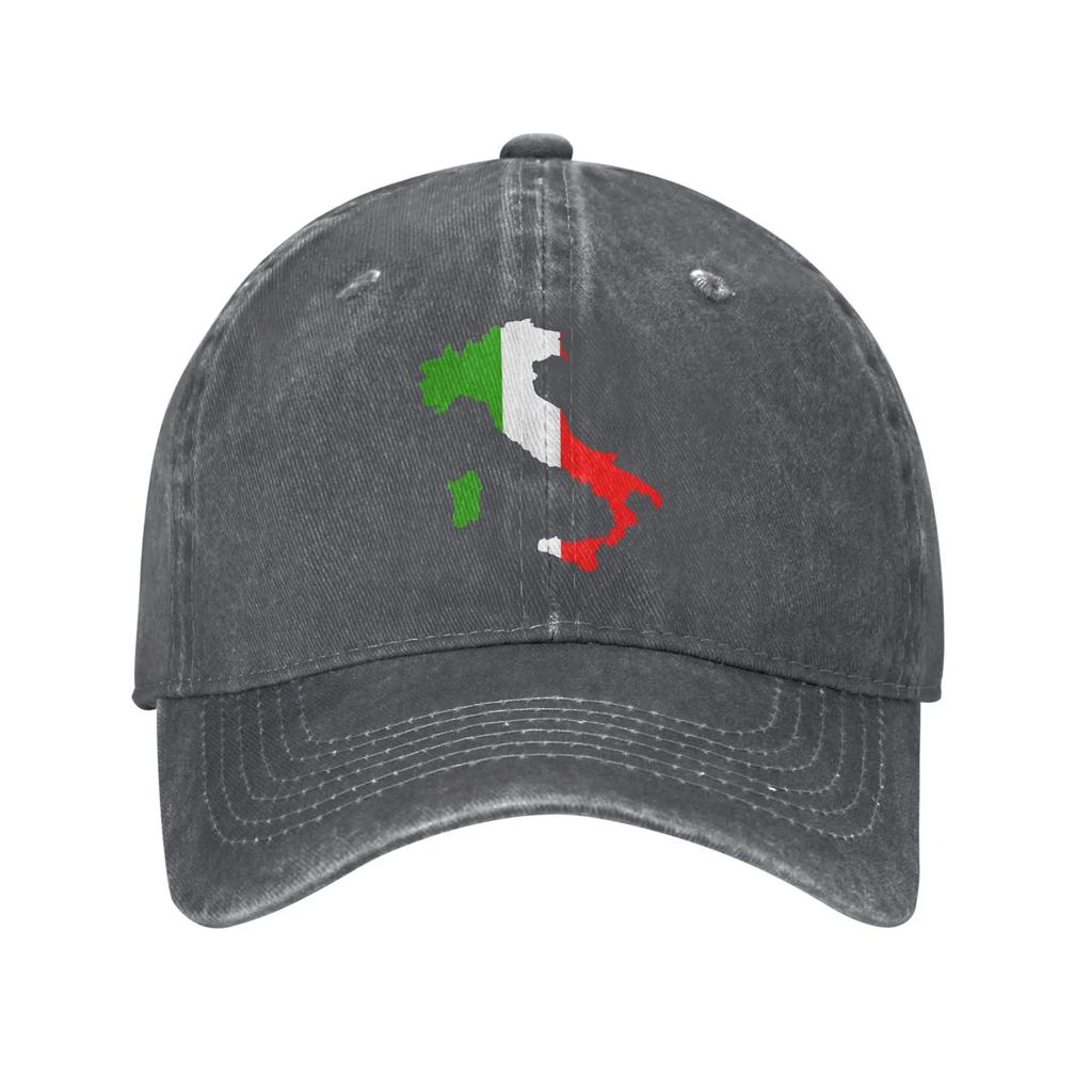 Italy Italian Flag Casual Baseball Cap Outdoor Gym Trucker Hat Summer High Quality Unisex Adult DIY Print Snapback Cap