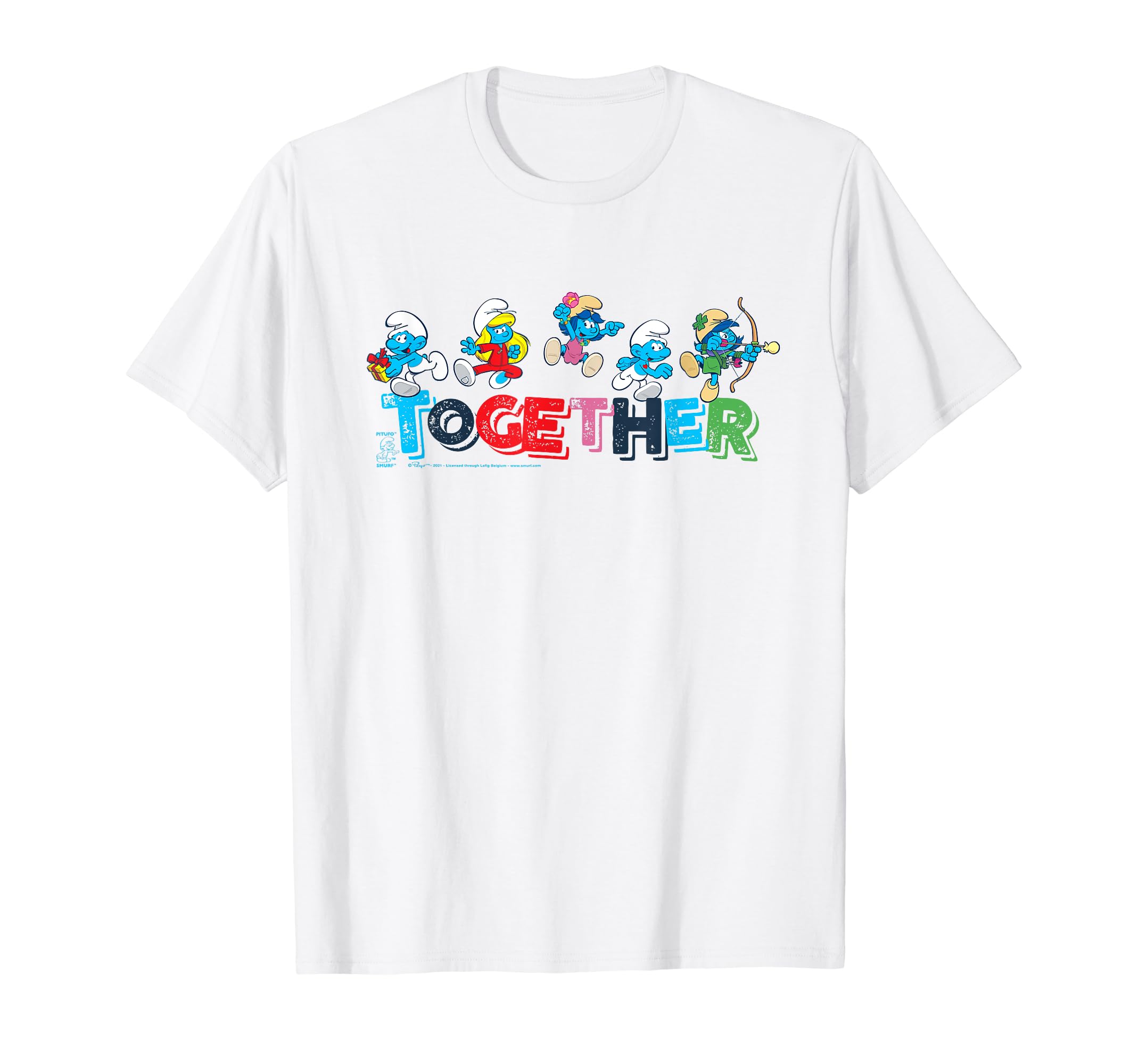 

Smurfs The Smurfs Smurfette Hefty Jokey Together T-Shirt