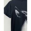 European Sizes Women's Short Sleeve T-Shirt with Cute Kitten 3 Print - Summer Casual Round Neck Top