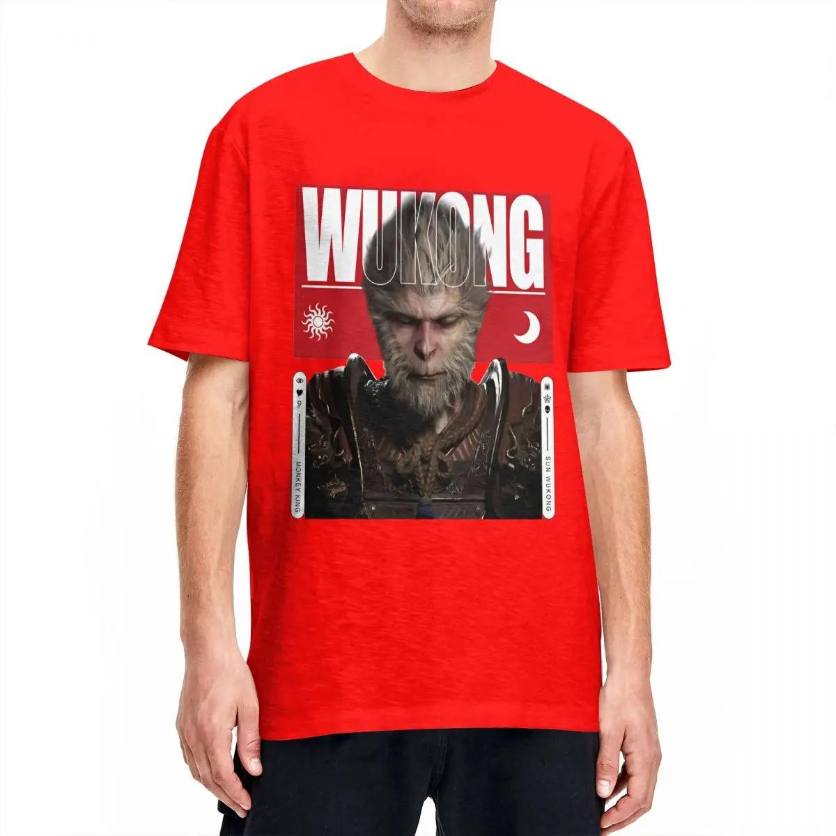 

Мужская футболка черная Myth Wukong New Game 2024 (5) Футболки Новинка Пляжная футболка Y2K Fun Pattern Чистый хлопок Одежда Подарок XXXXXL красный