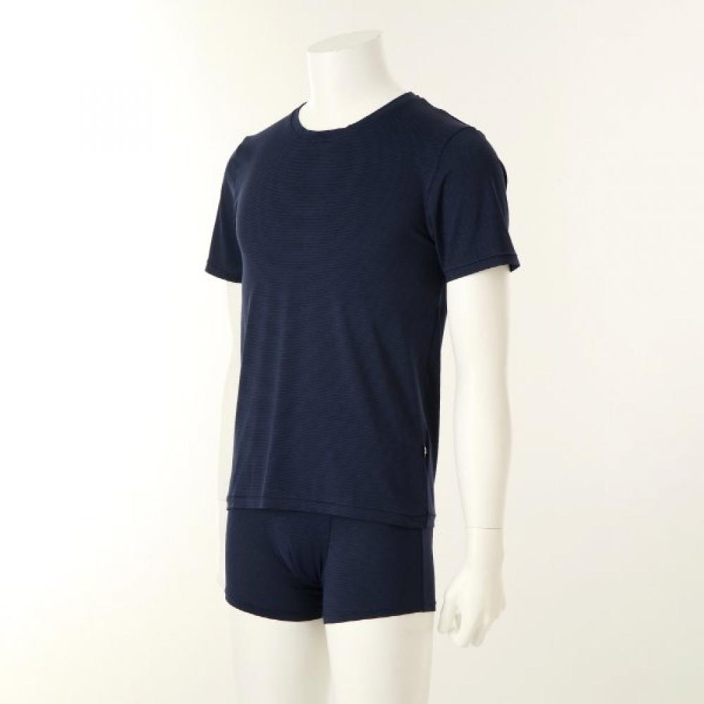 Wacoal Men S Short Sleeve Running Melange [wmv2434a]