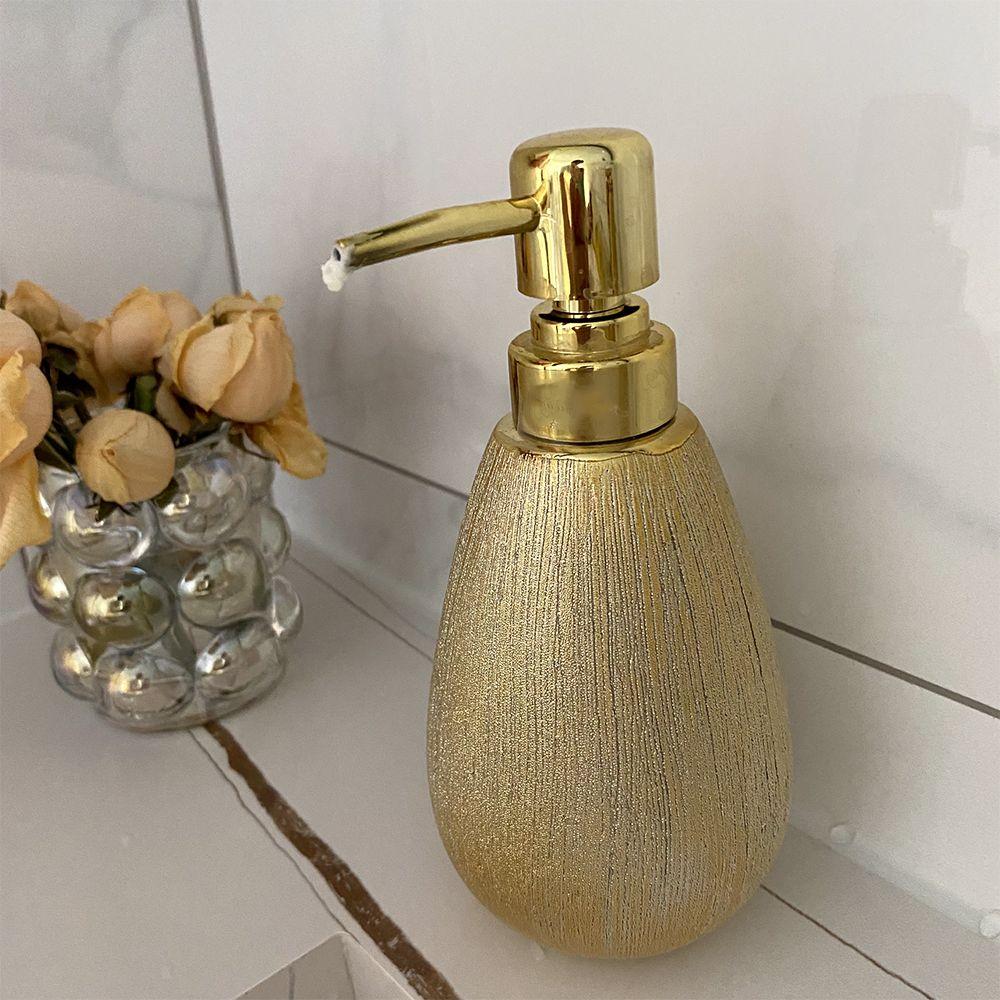 Gold Hand Sanitizer Bottle 400ml Lotion Bottle Simple Liquid Dispenser  Toiletries Container