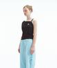REST&RECREATION Unbalanced Knit Top - Black