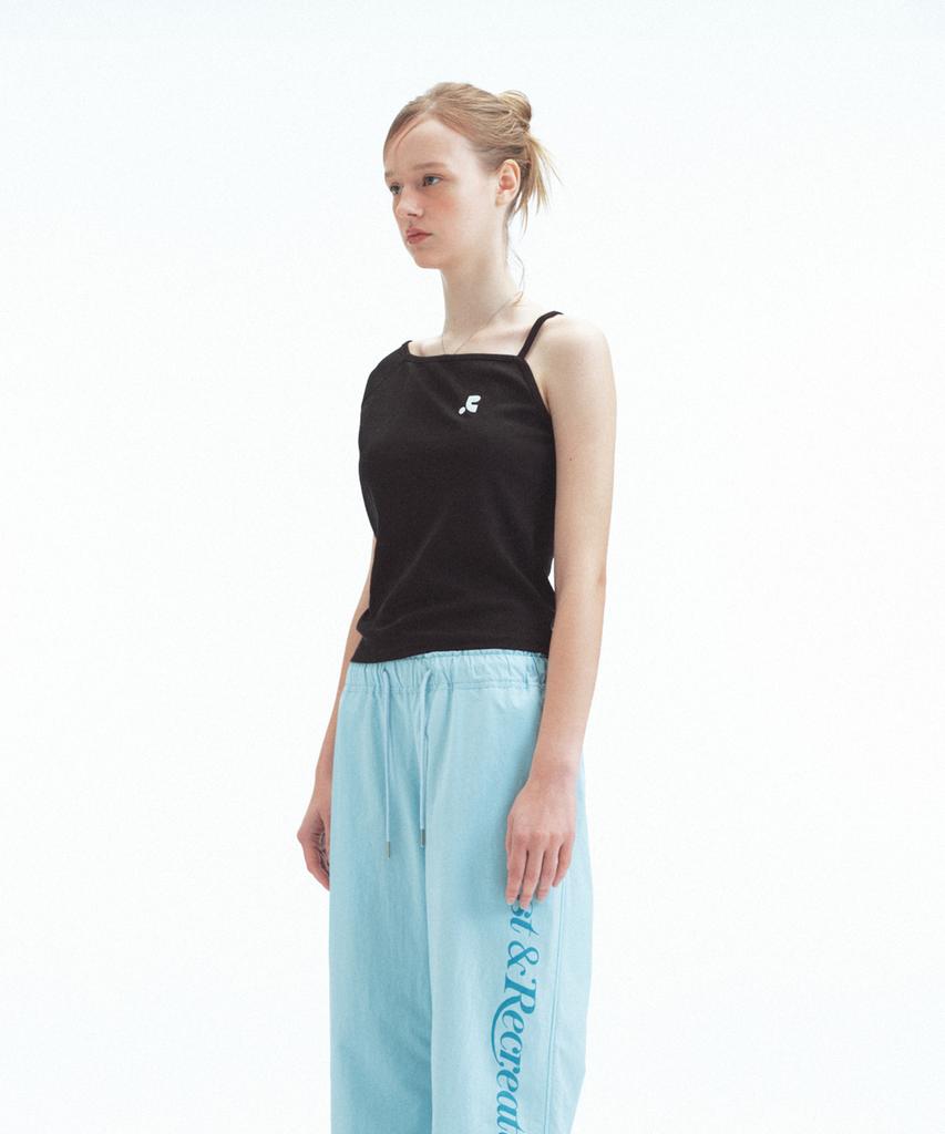 REST&RECREATION Unbalanced Knit Top - Black