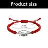 Trendy Flat Knot Friendship Bracelet With 2026 Graduate Theme Graduation Wristband For Schoolmates And Special Occasions