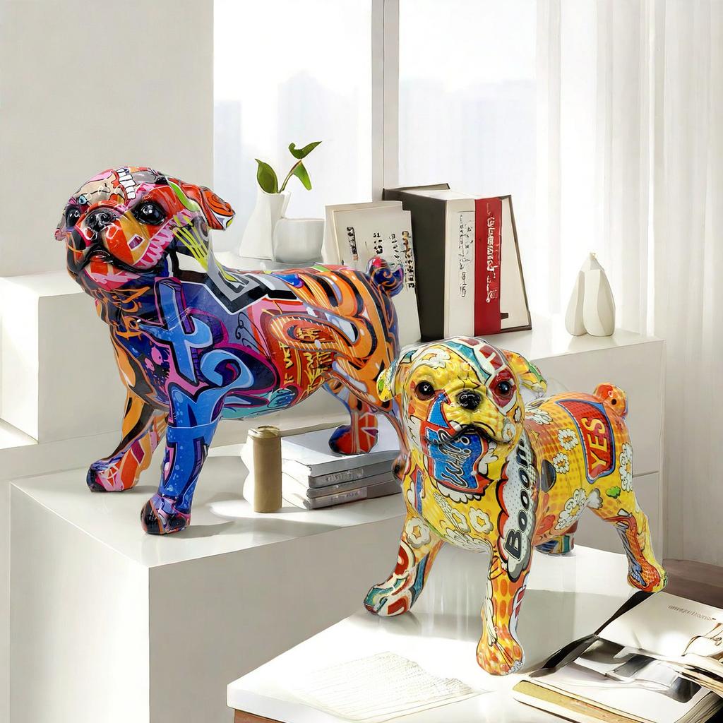 Kreative Moderne Kunst Walker Hund Handwerk Ornamente Hause Eingang Wohnzimmer Büro Dekoration Geschenke