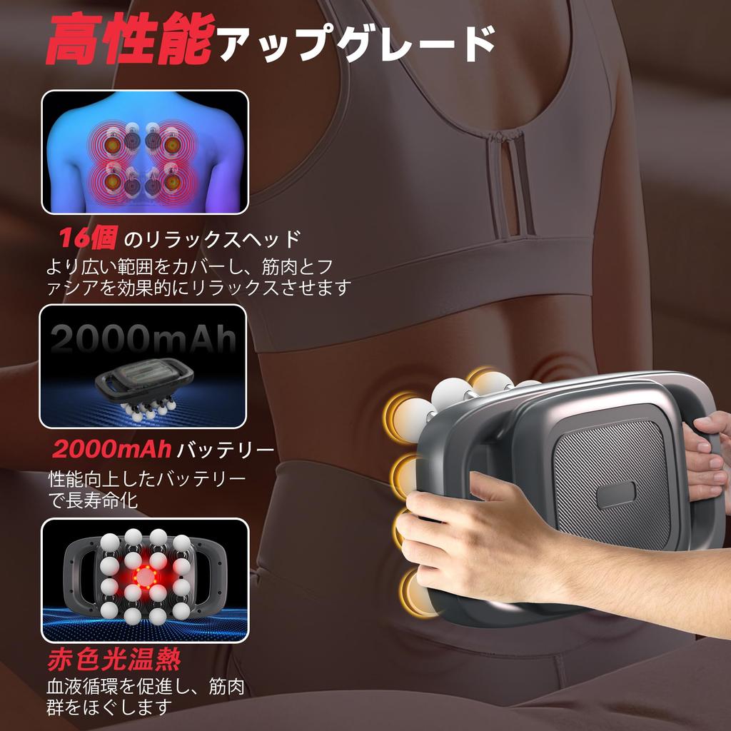 Mocasa Myofasciální uvolnění 30 Silné vibrace 3 Perfektní pro svaly Uvolňuje ztuhlost a osvěžuje celé tělo Perfektní narozeninový dárek pro muže a a