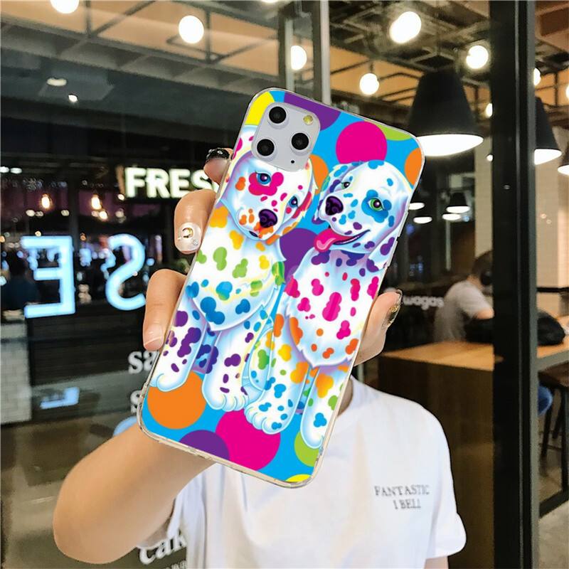 Lisa Frank Art Phone Case for iphone 12 pro max 11 pro XS MAX 8 7 6 6S Plus X 5S SE 2020 XR cover