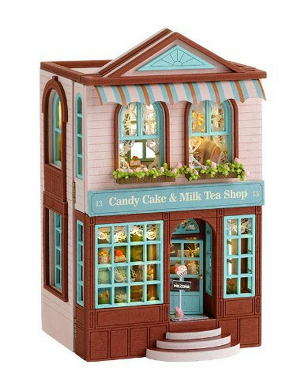 Mini Happy Manor DIY Western-Style House Assembly - Children's Toy & Gift for Girlfriend
