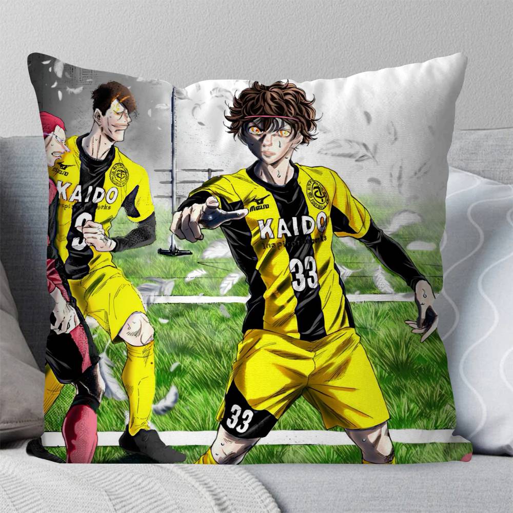 Ao Ashi Anime Pillow Case Fashion Square Pillowcase Bedroom Sofa Room Ins Decoration Leisure