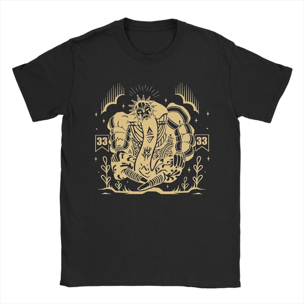 Vintage Esquie Clair Obscur Expedition 33 Tour TShirt for Unisex Round Neck Pure Cotton T Shirts Short Sleeve Tee Shirt Clothing