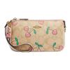 New Nolita Artificial Leather Wrist Bags Clutches Small Size Women's Khaki CF400-IMOT4