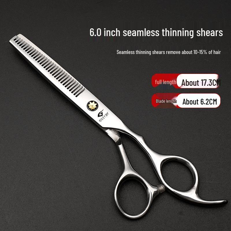 

6-дюймовий професійний набір перукарських ножиць: Плоскі та зубчасті ножиці