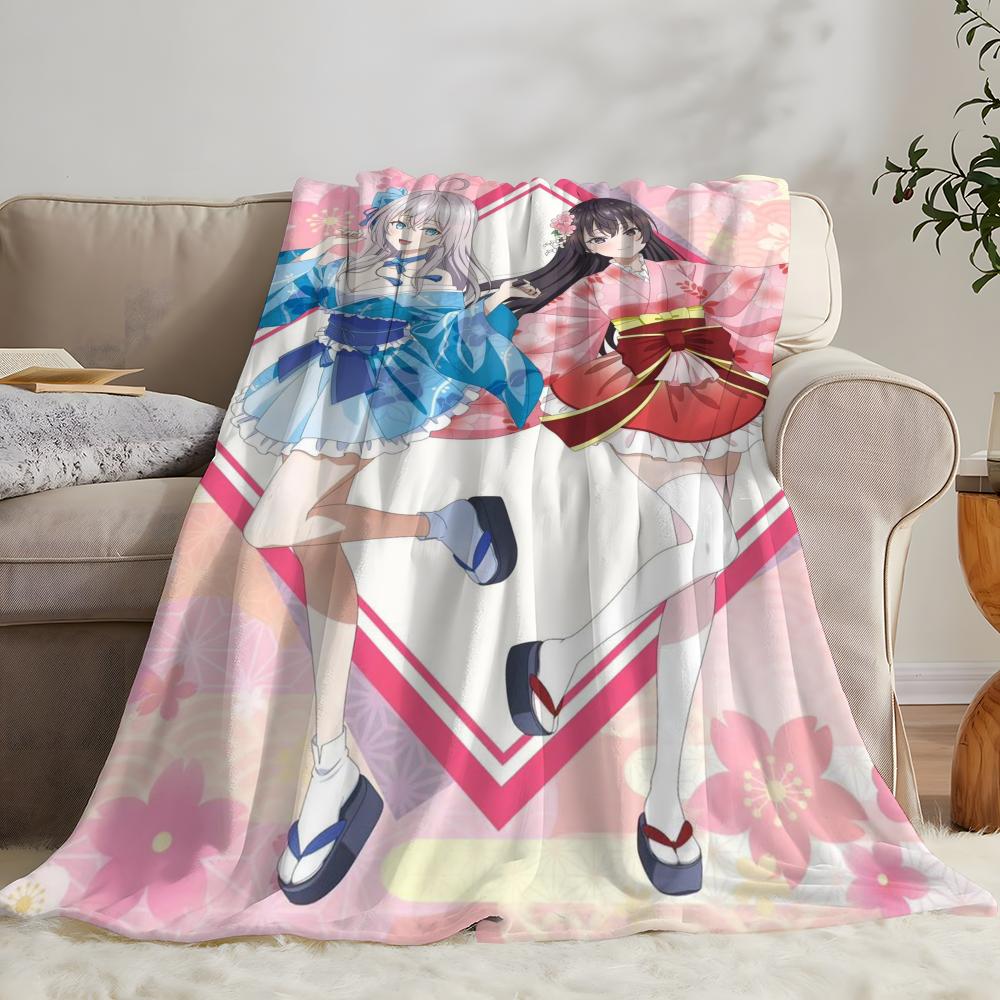 Alya Sometimes Hides Her Feelings In Russian Throw Kid-Friendly Flannel Throw Blanket Soft Warm Anti-Static Washable All Season