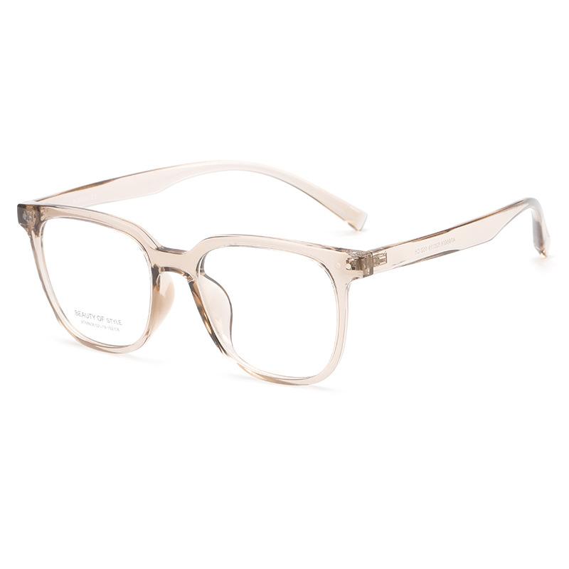 JYL TS Women's Square Optical - Myopia-Ready Retro Minimalist Literary GTP-AT68606