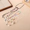 Bohemian Multi-Layer Shell Pendant Necklace with Rice Beads