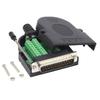 DB25 D SUB 25 Pin Female Male Adapter Copperded Contacts Industrial RS232 Joint Module Easy Mounting