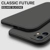 Роскошный Orignal Square края Мягкая жидкость Силиконовый корпус для iPhone 12 11 Pro XS Max iPhone 12 мини х xr 7 8 Плюс se 2020 Задняя крышка