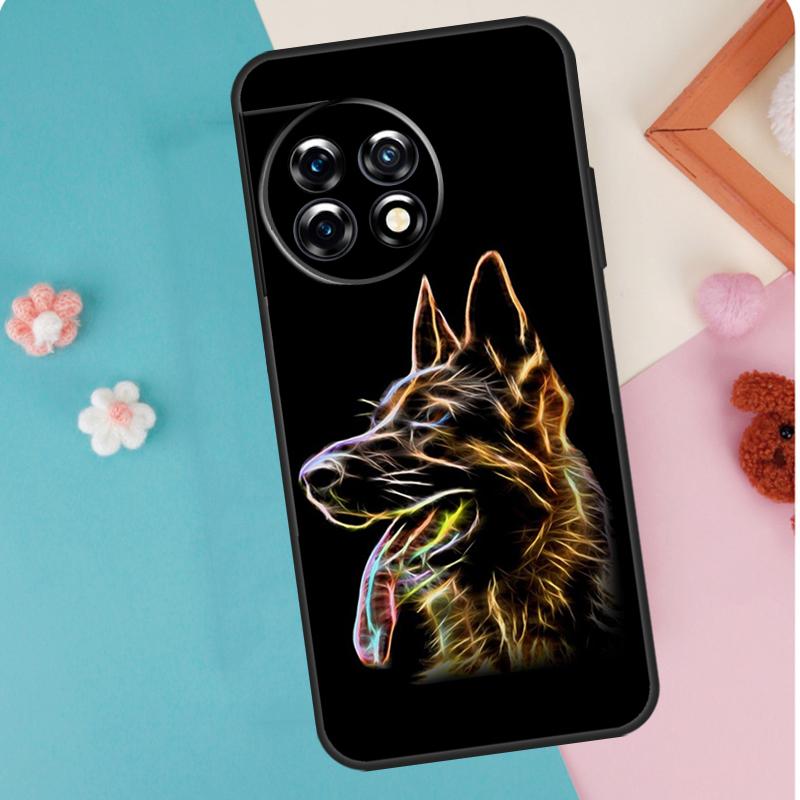 

Cartoon German Shepherd Dog For OnePlus 15 R 13 12 11 10 Pro 8T 10T 12R 13R Case For OnePlus Nord 5 CE 2 3 4 Lite N20 N30 OnePlus 10Pro