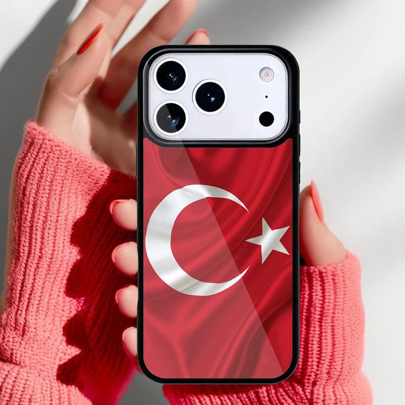 Turkey Turkish Flag Phone Case for iPhone 17 Air 16e 15 14 13 Pro Max Back Cover for 12 11 Pro Coque