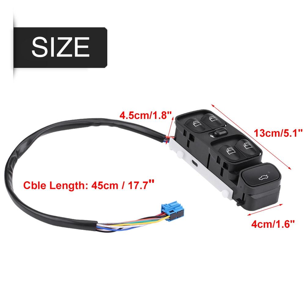 Front Left Power Window Master Switch for Mercedes Benz W203 C Class C320 C230 A2038210679