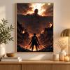 Attack on Titan Diamond Painting Kit 5D Full Drill DIY Diamond Mosaic Wall Art Home Decor