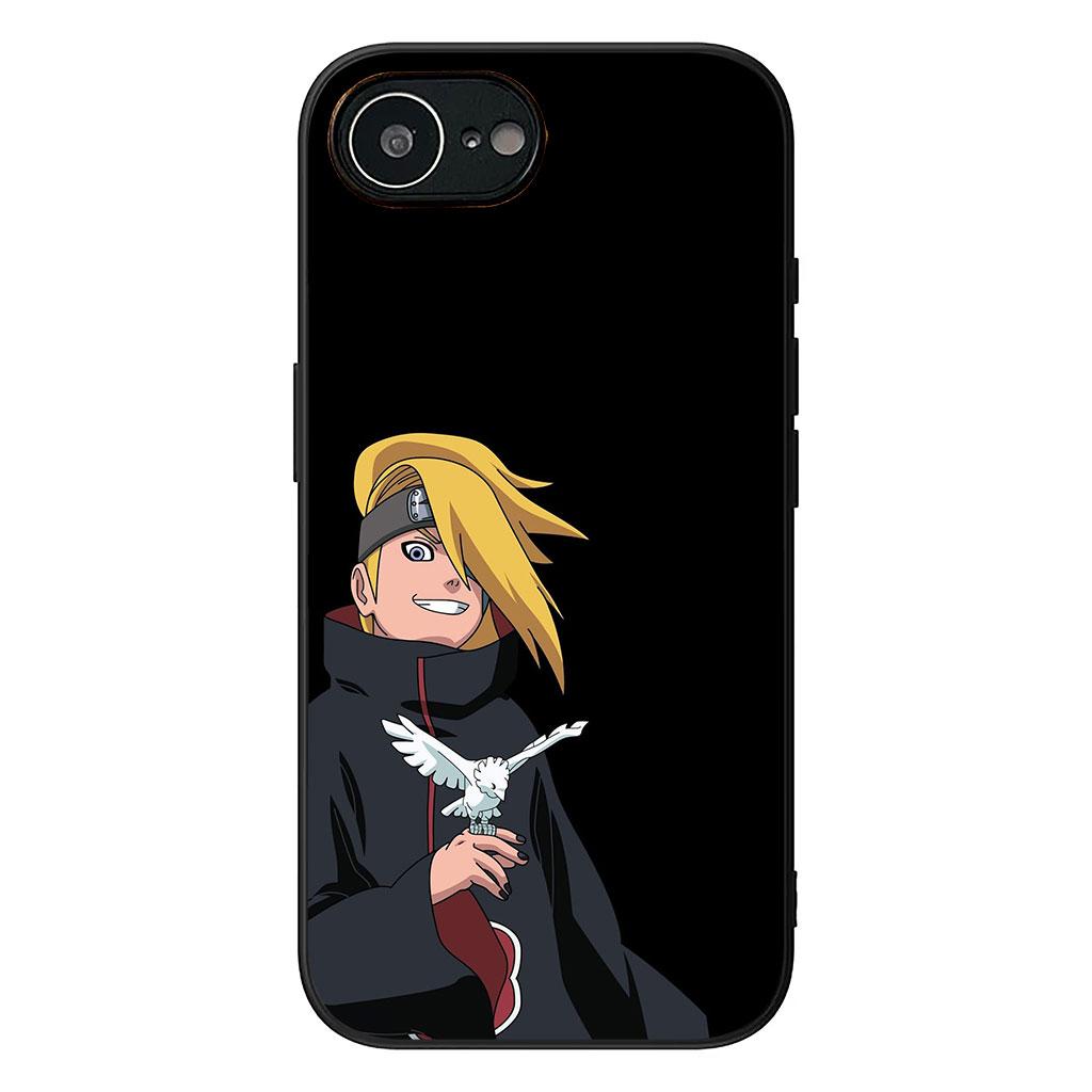 Cover for Apple iPhone 16 15 14 Plus 13 12 Mini 17 Pro Max + ProMax 16E Air 16+ 15+ Case Narutos Deidara Akatsuki Itachi Uchiha