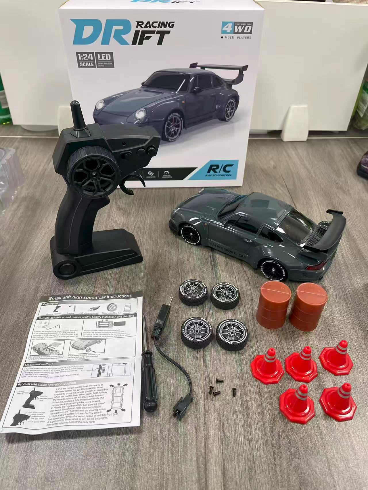 

2025 NEW Upgrade 1/24 RC Drift Car Mini Remote Control Car 4WD Racing Kids Toy 2.4G Radio High Speed Model Vehicle Toys