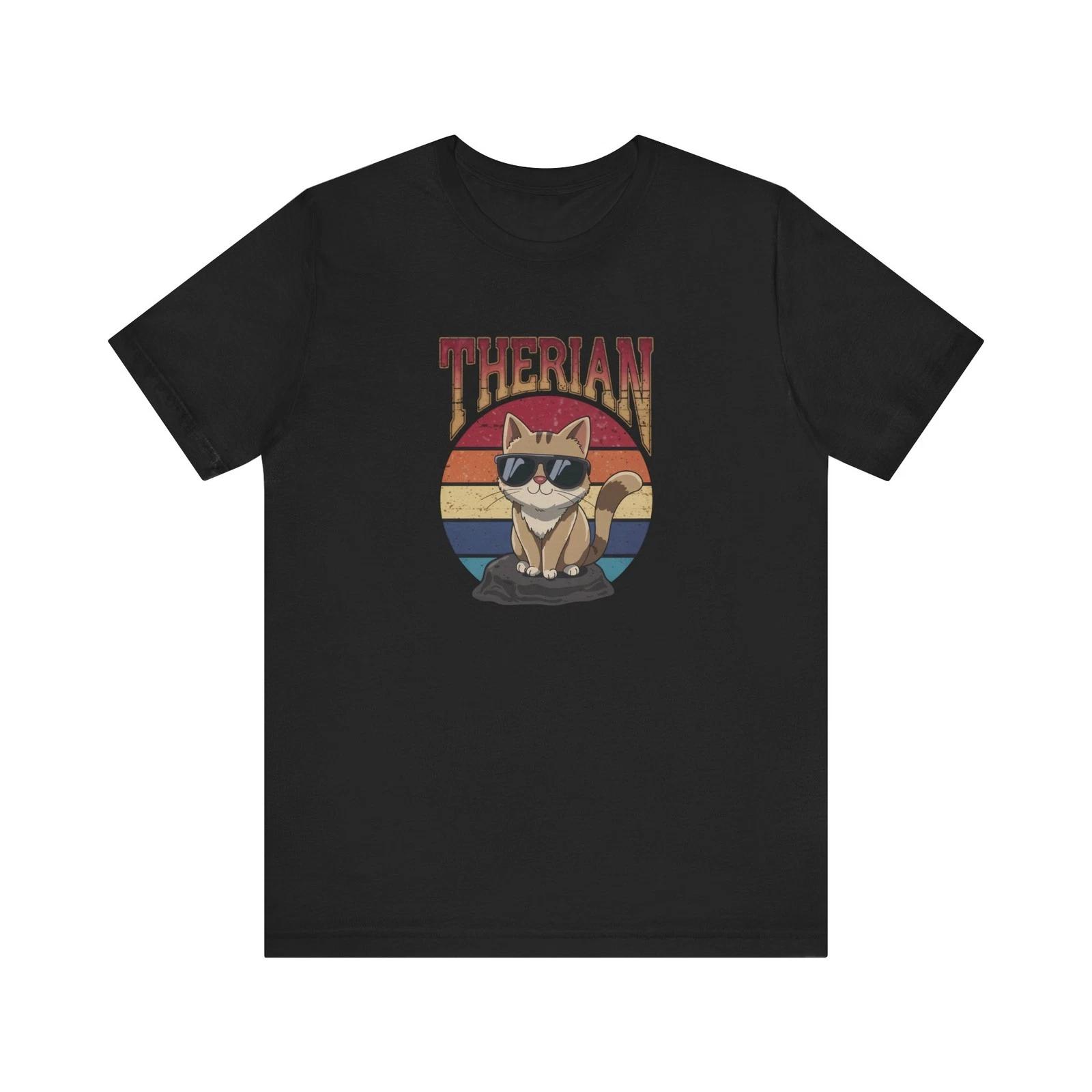 Cat Therian TShirt Therian Gift Therian Stuff Feline Therian Shirt M