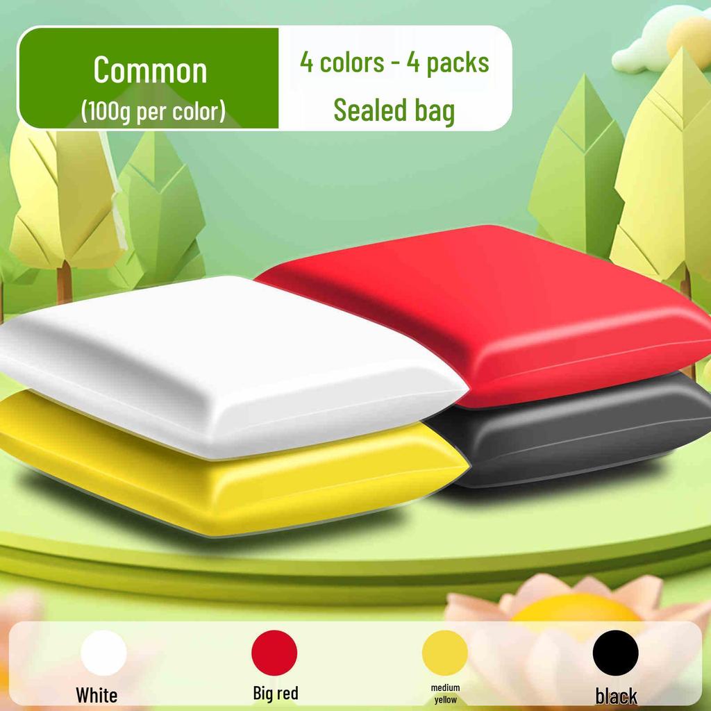 100g Weiße Tonerde für Kindergarten & Grundschule - Große Tüte für Handwerk und Modellieren