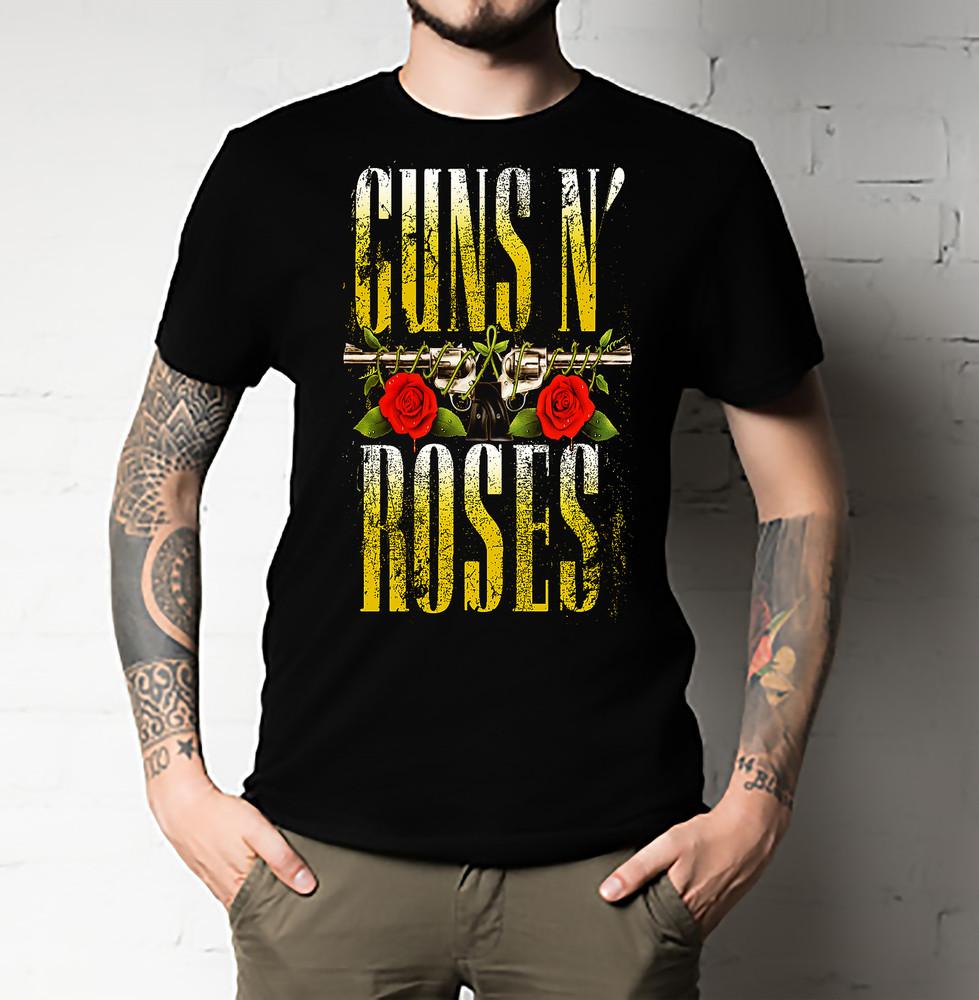 Guns N Roses Big Guns T-Shirt - OFFICIAL Unisex T-Shirt S
