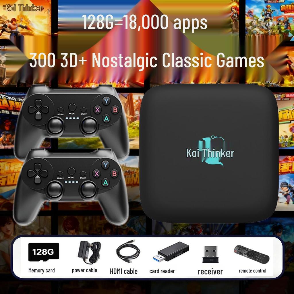 2025 Dual-System Retro Game Console with Dual Controllers – Supports PSP and 3A Cloud Games