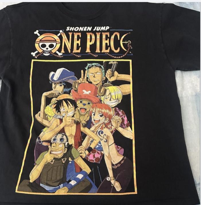 

Японская анимация ONE PIECE Ретро Футболка с анимацией Ван-Пис Летняя Новинка Ретро Мода Мужская и Женская Уличная Одежда 4XL