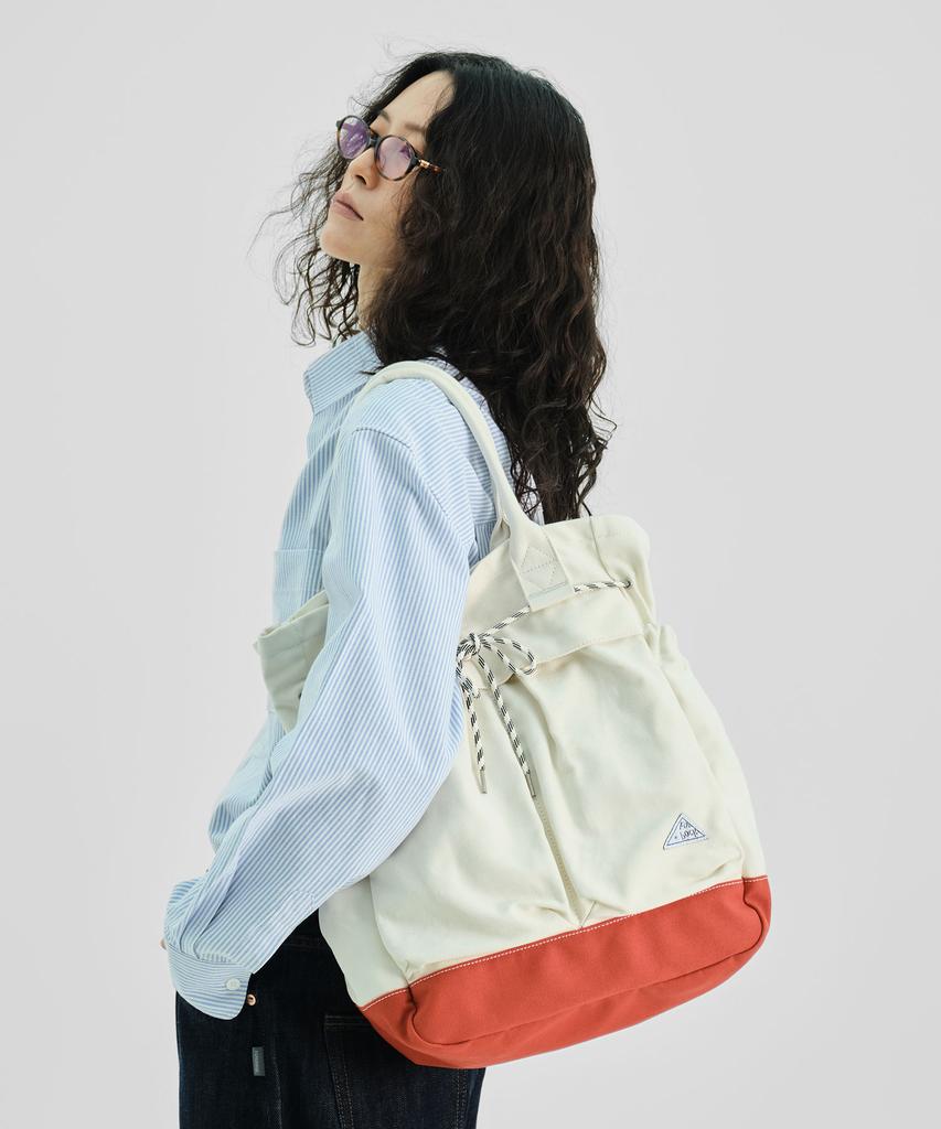 Foundpocket Plate Canvas Bag Orange